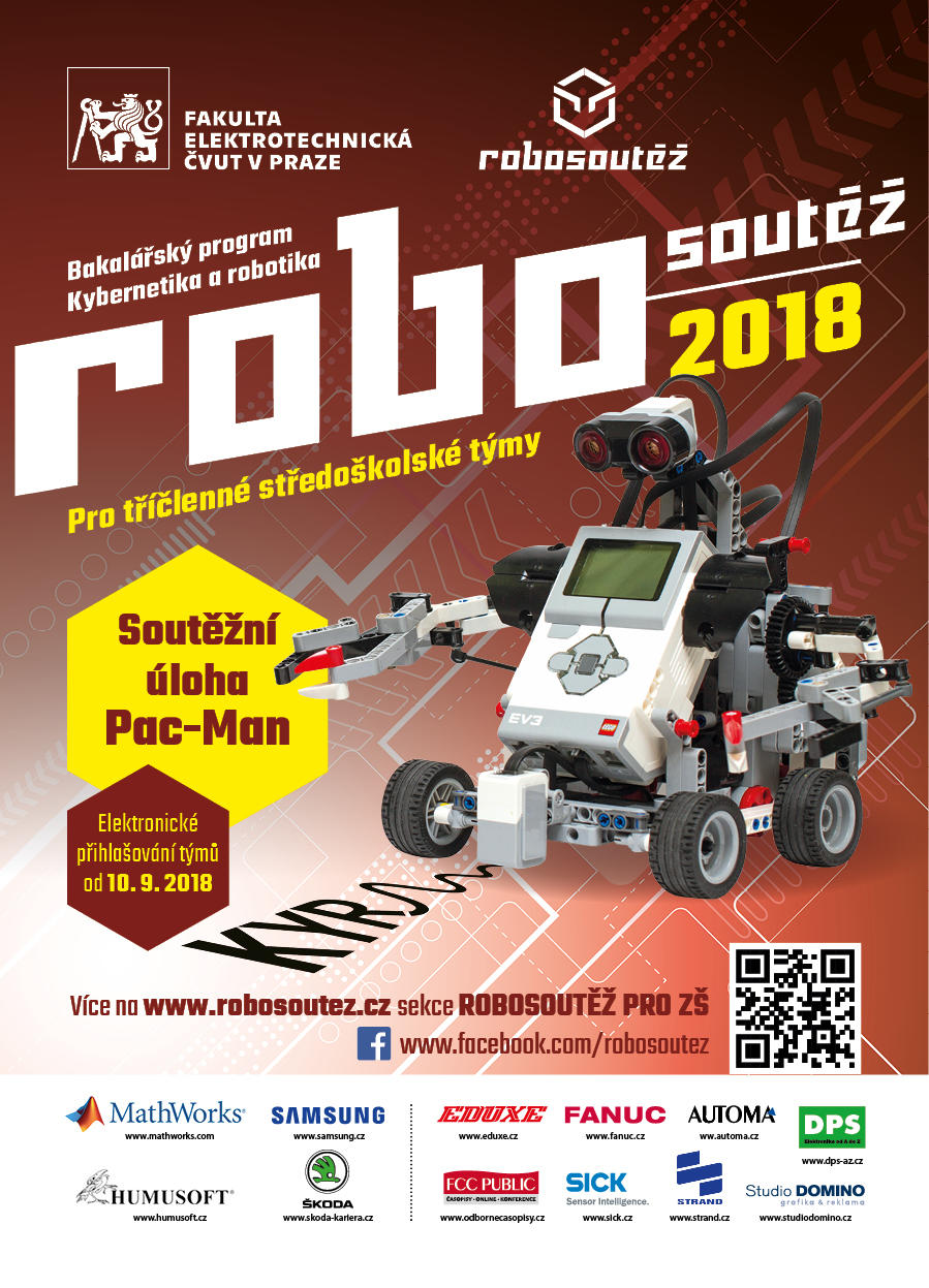 ROBOSOUTĚŽ 2018 PRO STŘEDOŠKOLSKÉ TÝMY